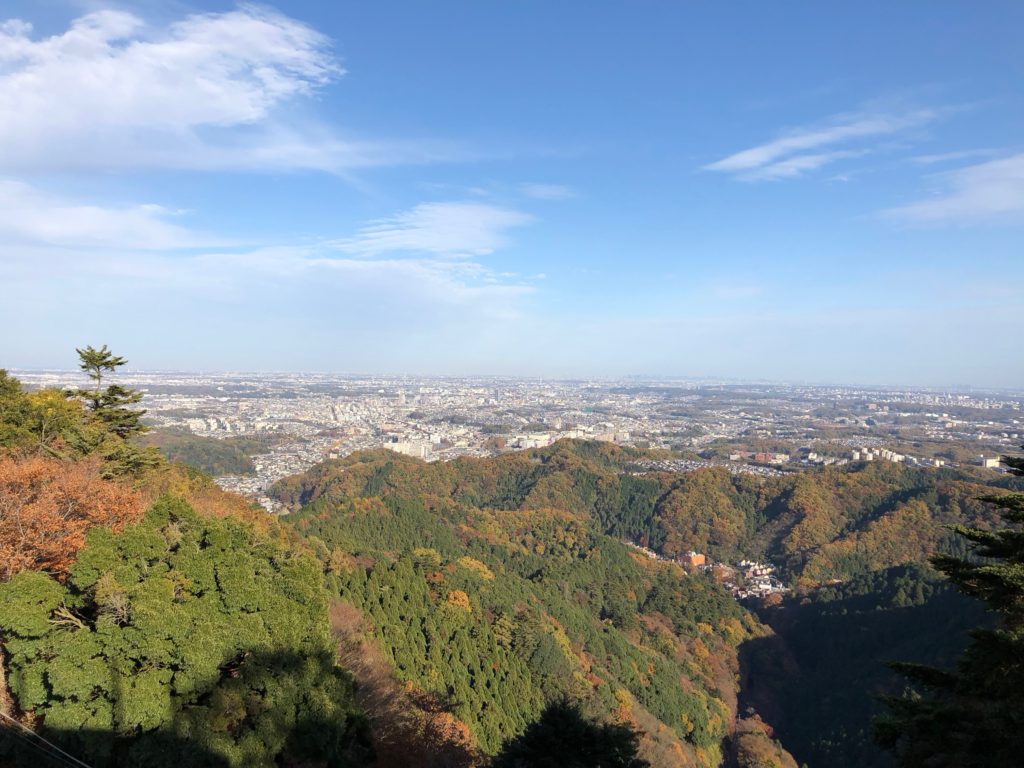 高尾山からの景色