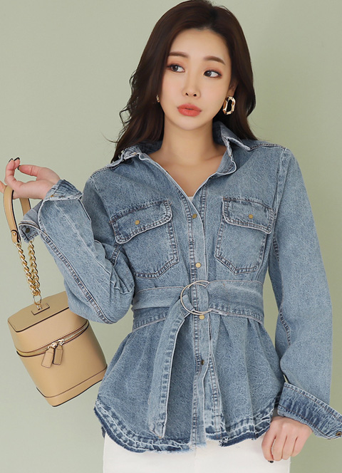 OリングベルトSET デニムシャツ