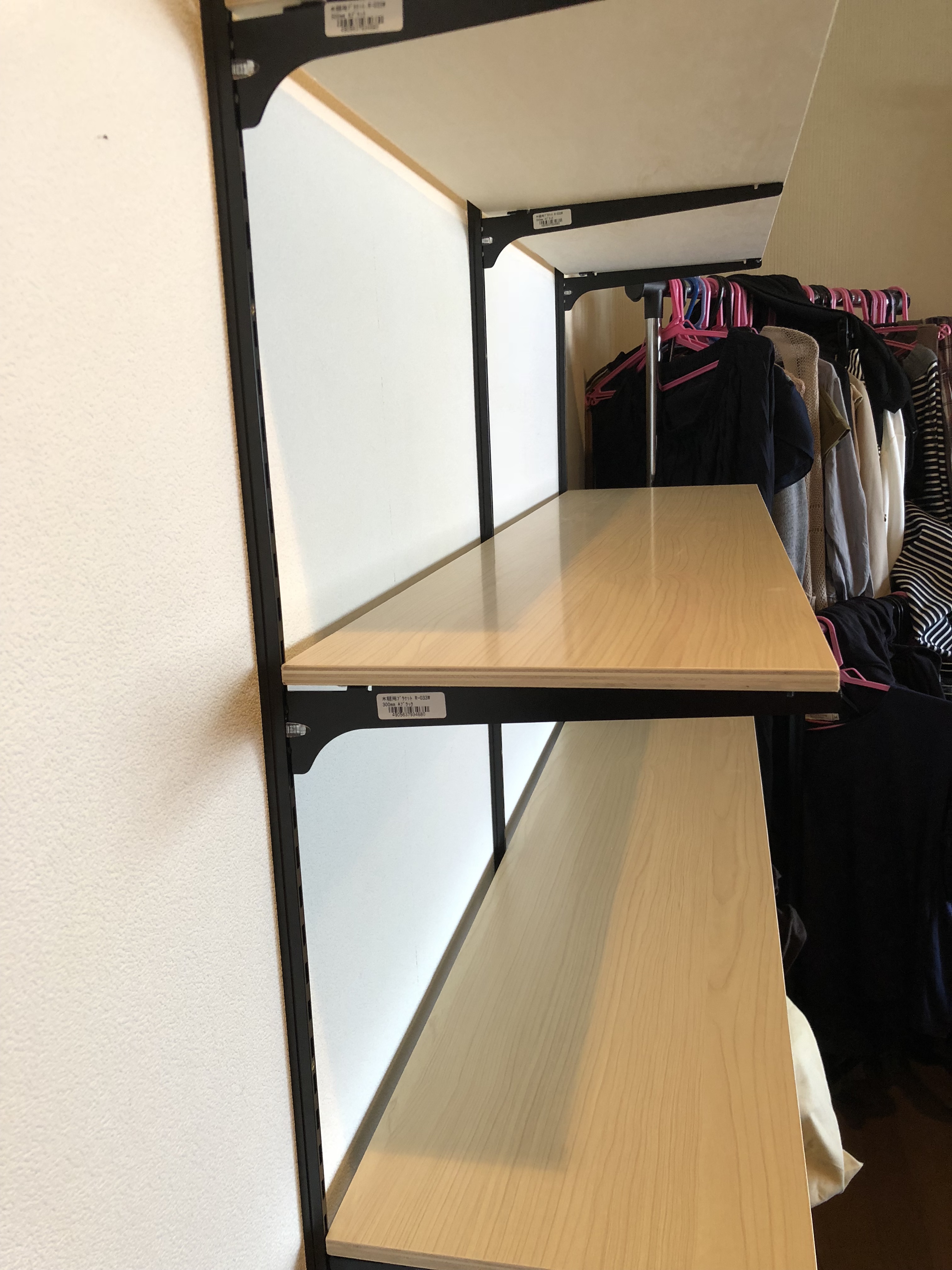 ショップ風オープンクローゼット