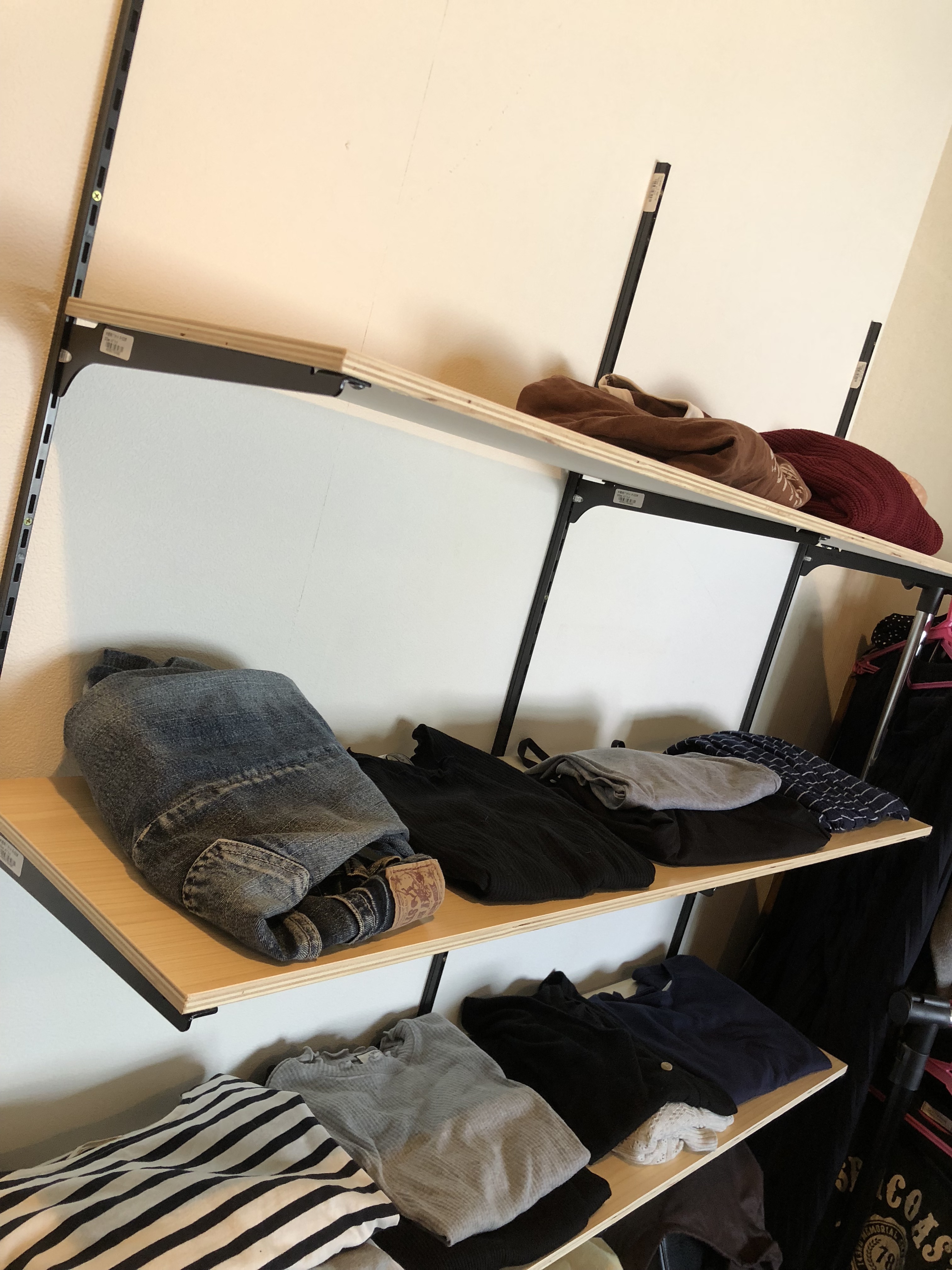 ショップ風オープンクローゼット