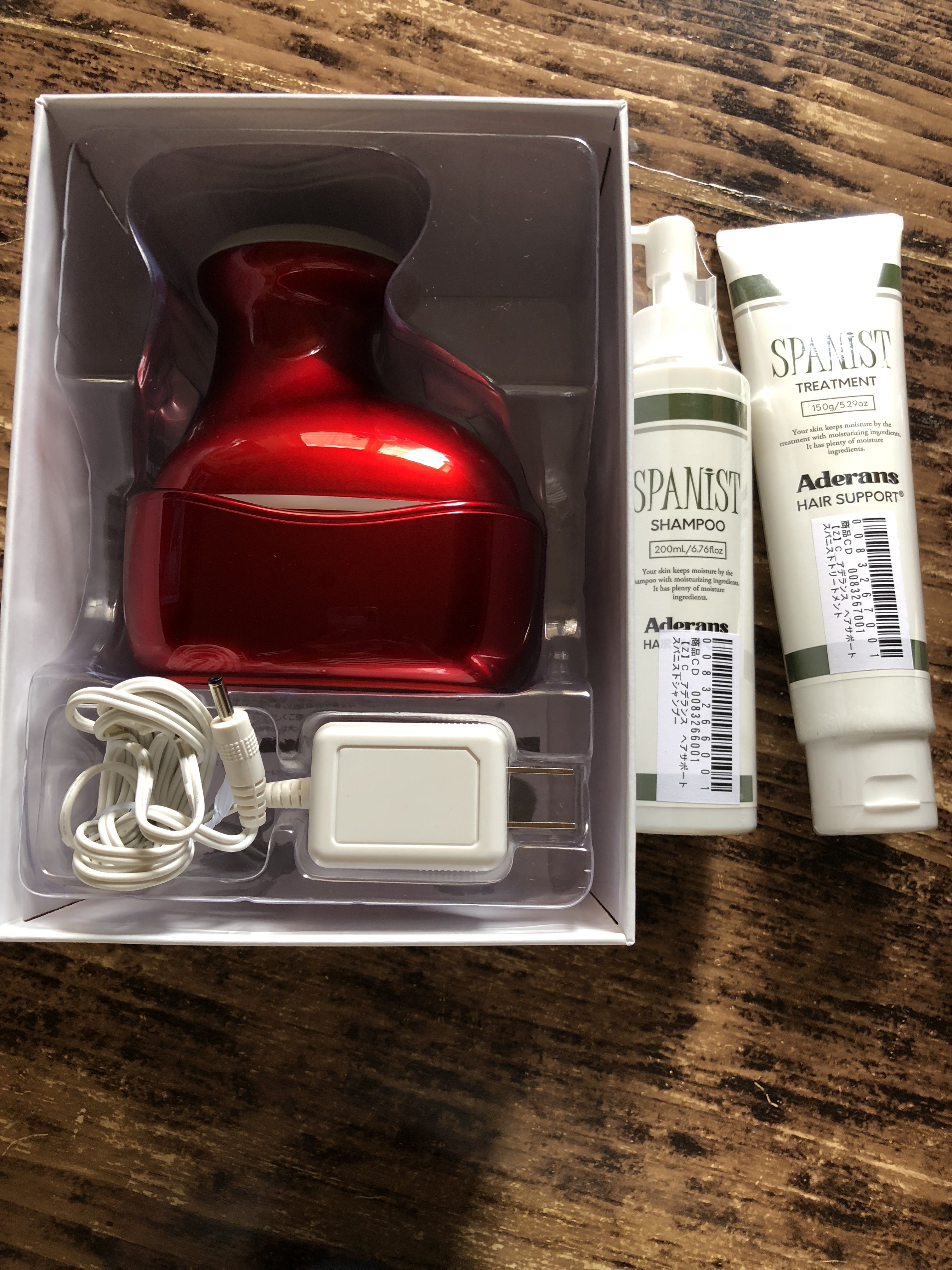 アデランス スパニスト 同梱物