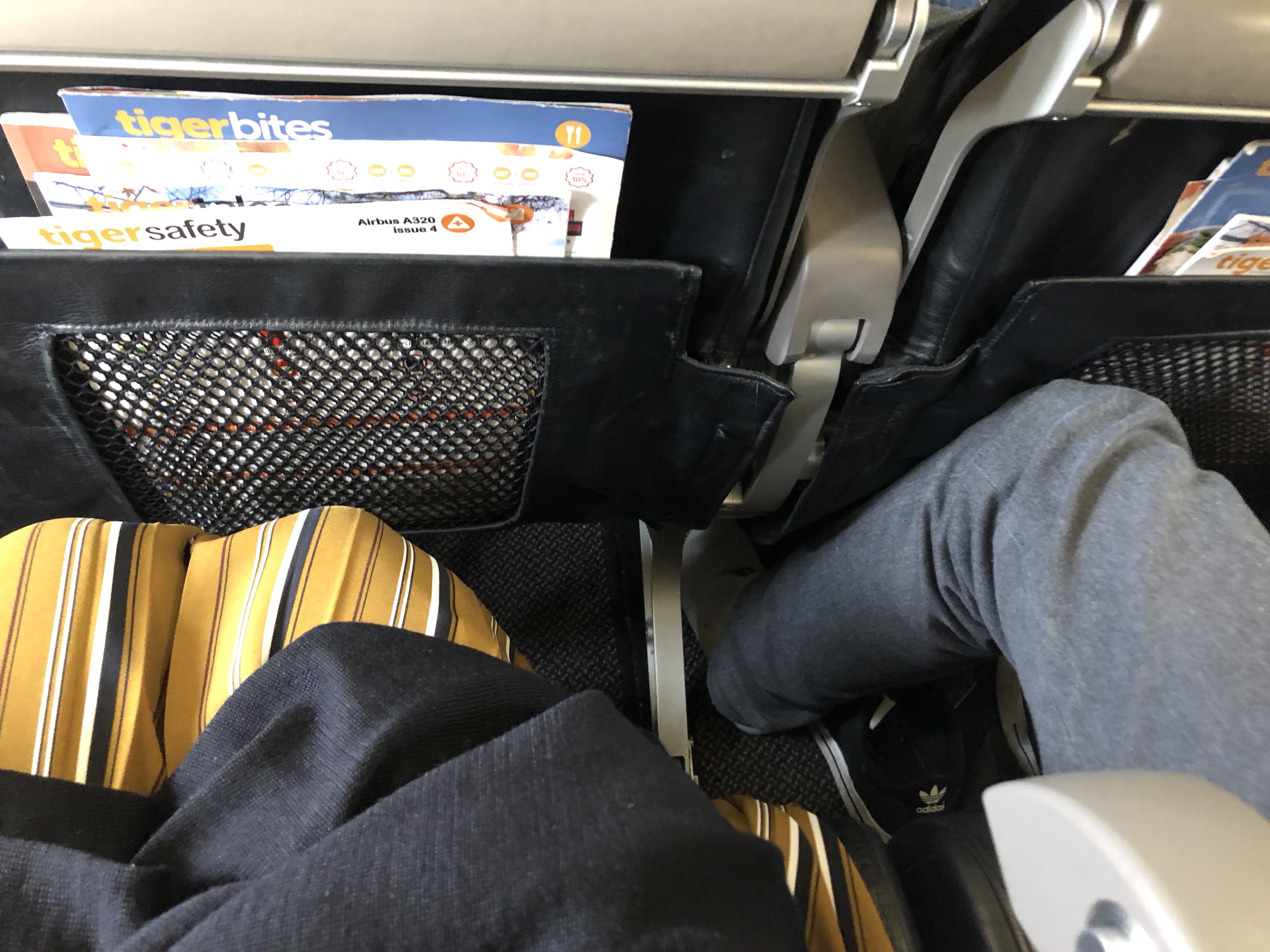タイガーエア 座席の狭さ