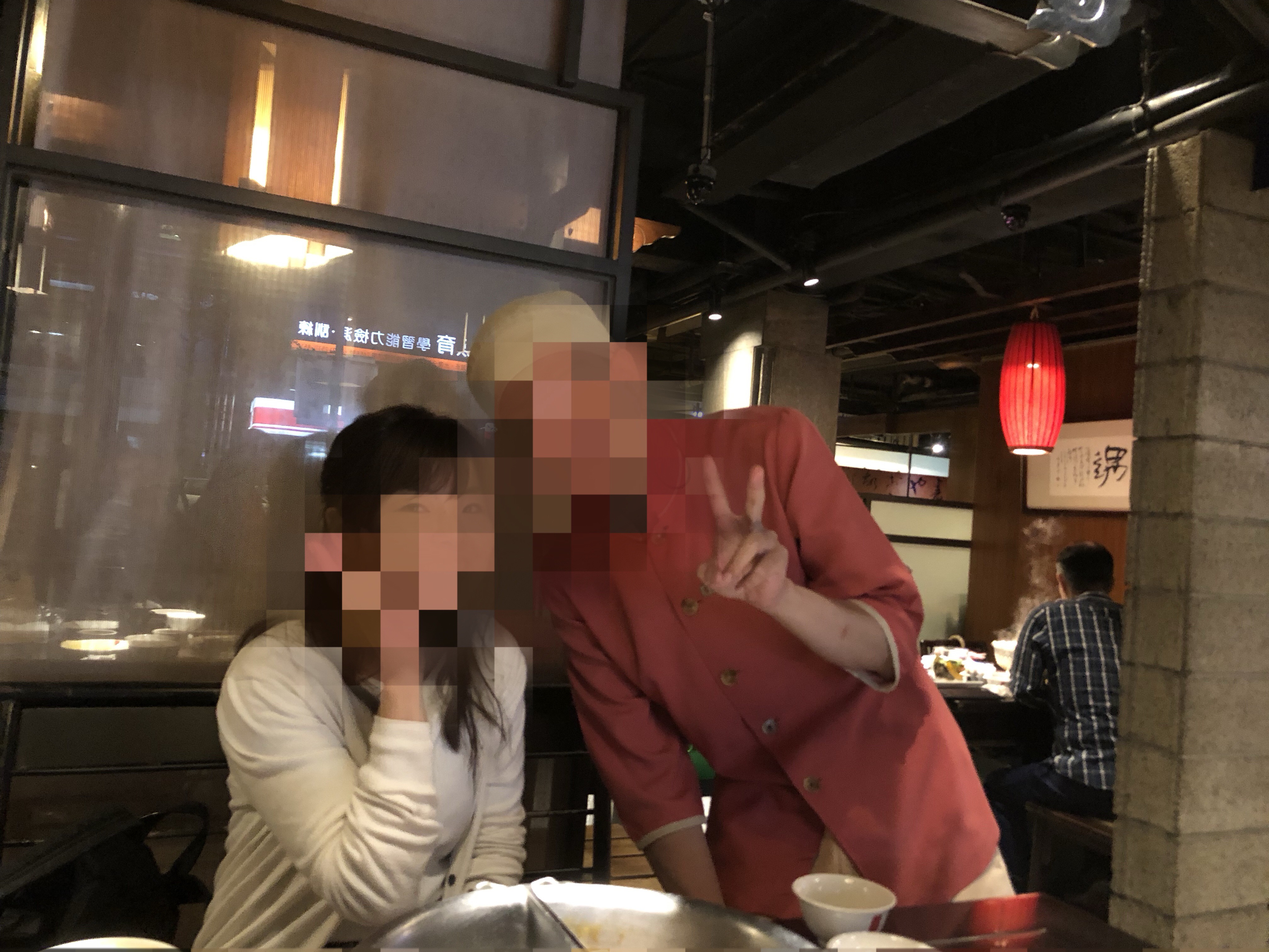 火鍋のスタッフさん