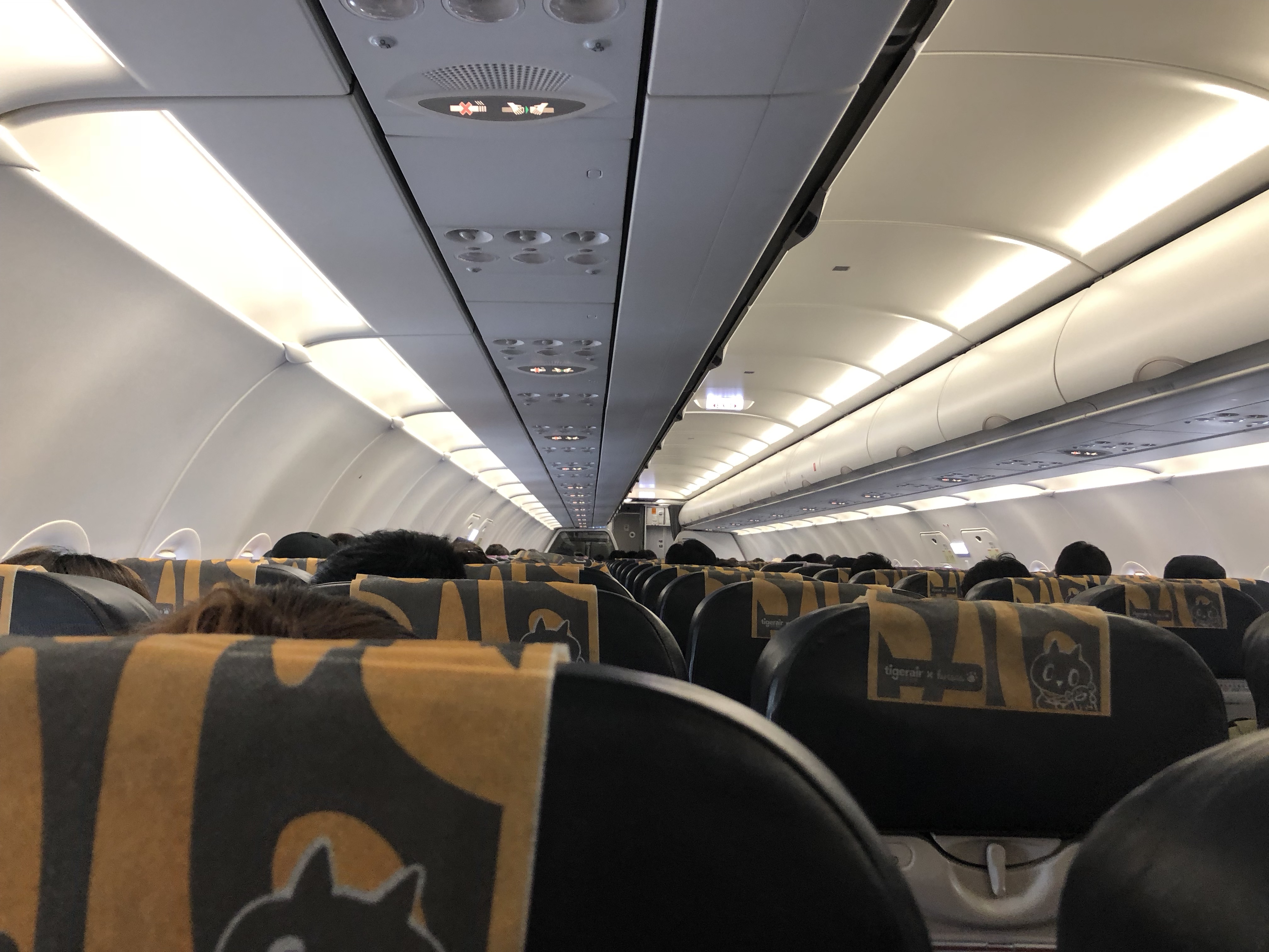 タイガーエア 座席