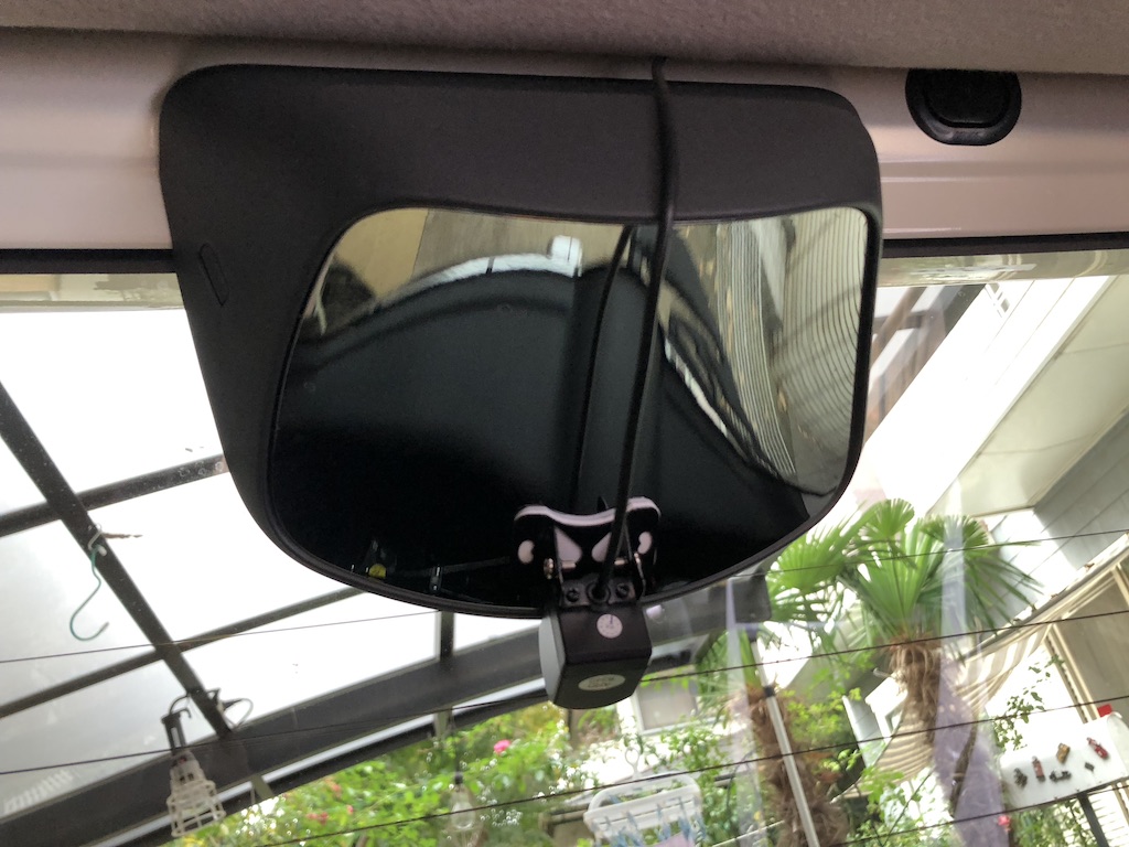 ドラレコ バックカメラ貼り付け場所