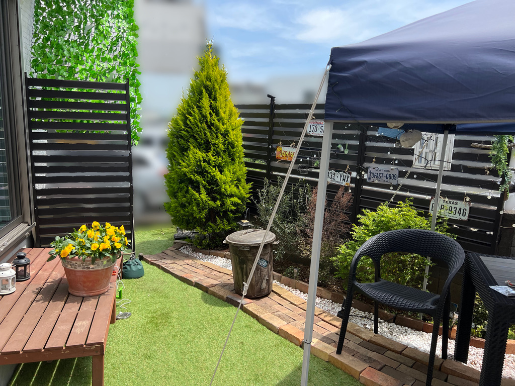 目隠しフェンスDIY