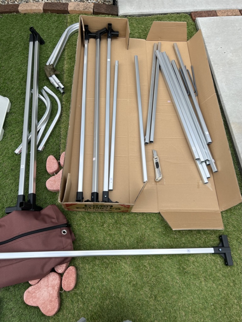 サイクルハウス 組立